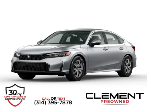 Red 2026 Honda Civic LX for sale in St. Charles, MO