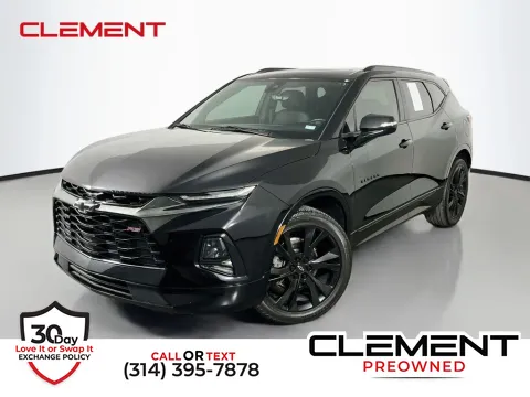 Black 2021 Chevrolet Blazer RS for sale in St. Charles, MO