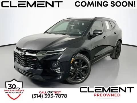 Black 2021 Chevrolet Blazer RS for sale in St. Charles, MO