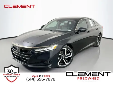 Black 2021 Honda Accord Sport for sale in St. Charles, MO