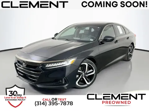 Black 2021 Honda Accord Sport for sale in St. Charles, MO