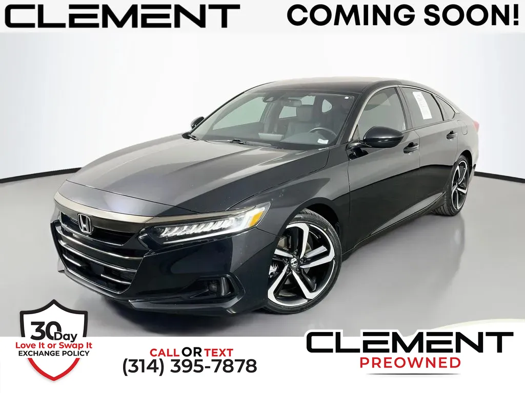 Black 2021 Honda Accord Sport for sale in St. Charles, MO