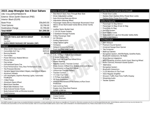 Photos of 2023 Jeep Wrangler Sahara 4xe for sale in St. Charles, MO at Clement Supercenter