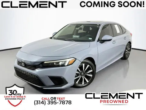 Silver 2024 Honda Civic EX for sale in St. Charles, MO