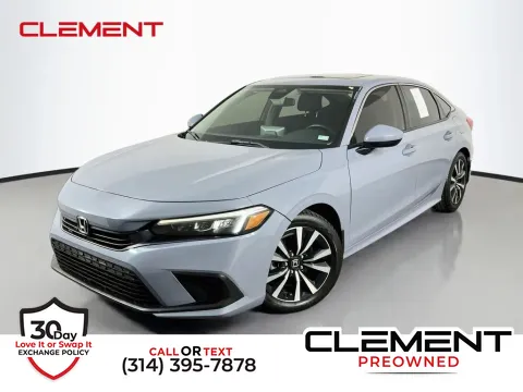 Silver 2024 Honda Civic EX for sale in St. Charles, MO