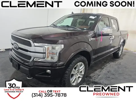 Red 2018 Ford F-150 Platinum for sale in St. Charles, MO