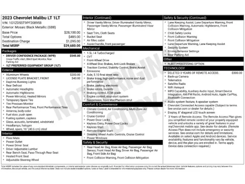 Photos of 2023 Chevrolet Malibu LT for sale in St. Charles, MO at Clement Supercenter