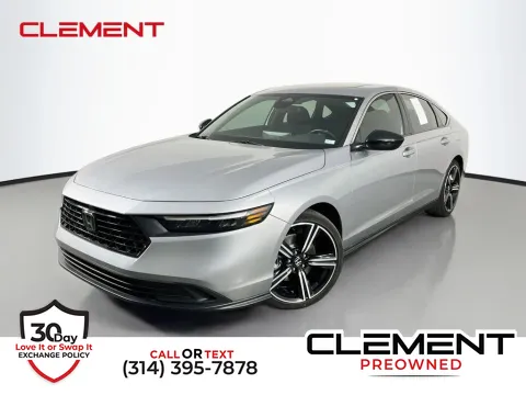 Silver 2023 Honda Accord Hybrid Sport for sale in St. Charles, MO