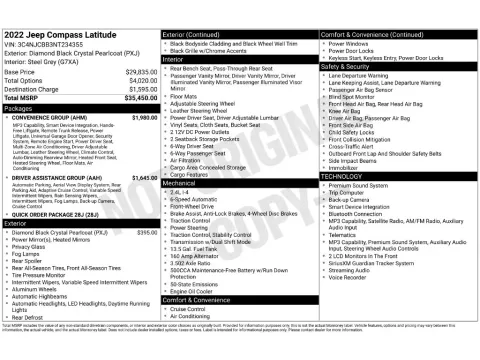Photos of 2022 Jeep Compass Latitude for sale in St. Charles, MO at Clement Supercenter
