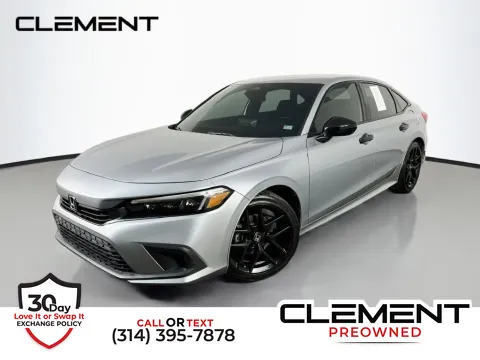 Silver 2023 Honda Civic Sport for sale in St. Charles, MO