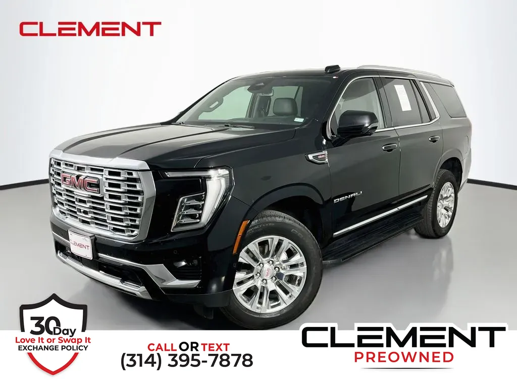 Black 2025 GMC Yukon Denali for sale in St. Charles, MO