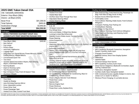 Photos of 2025 GMC Yukon Denali for sale in St. Charles, MO at Clement Supercenter