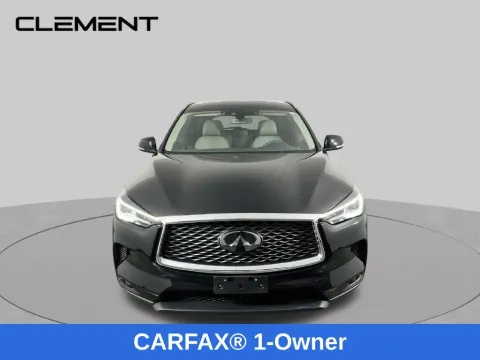Photos of 2023 INFINITI QX50 LUXE for sale in St. Charles, MO at Clement Supercenter