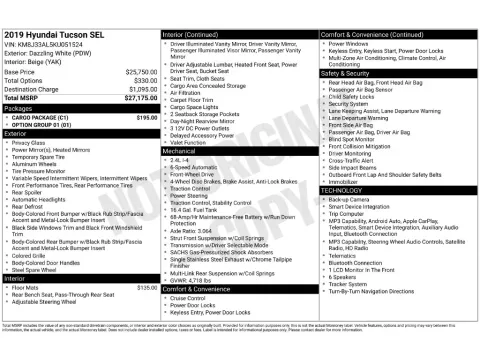 Photos of 2019 Hyundai Tucson SEL for sale in St. Charles, MO at Clement Supercenter