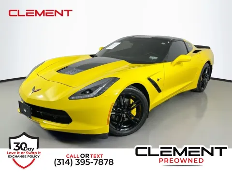 Yellow 2016 Chevrolet Corvette Stingray for sale in St. Charles, MO