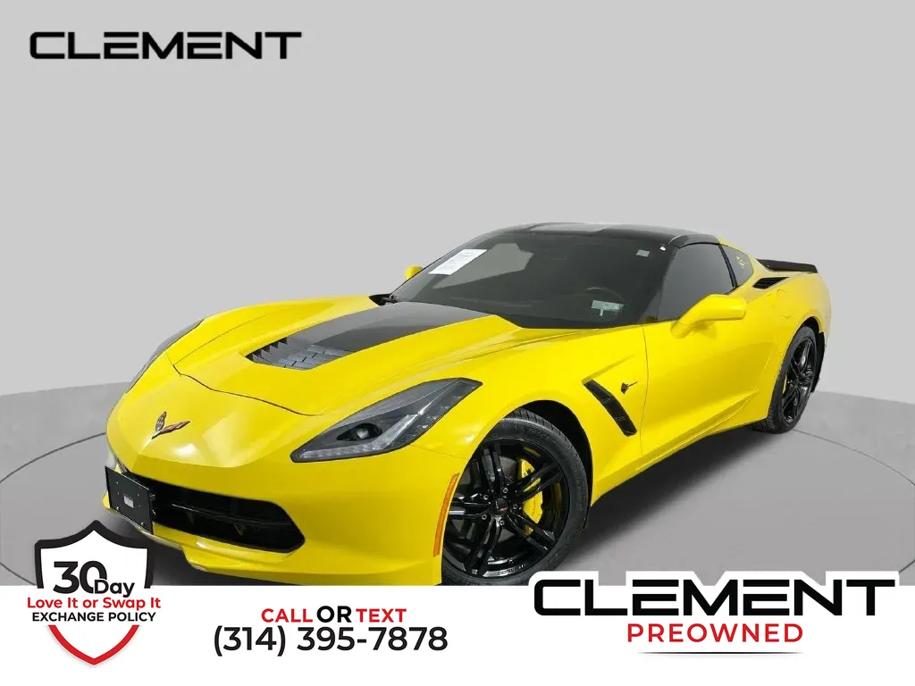 Yellow 2016 Chevrolet Corvette Stingray for sale in St. Charles, MO