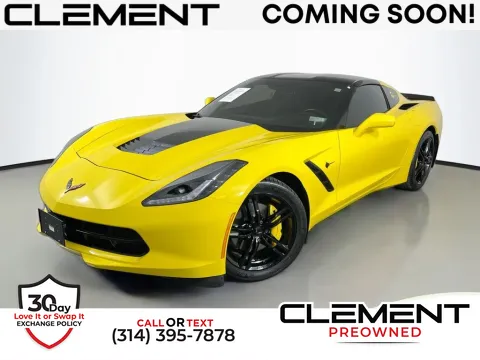 Yellow 2016 Chevrolet Corvette Stingray for sale in St. Charles, MO