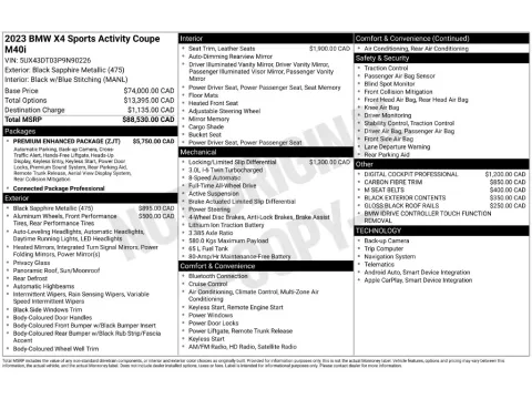 Photos of 2023 BMW X4 M40i for sale in St. Charles, MO at Clement Supercenter