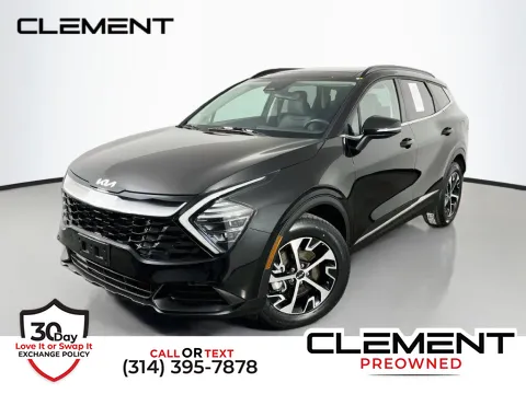 Black 2024 Kia Sportage Hybrid EX for sale in St. Charles, MO