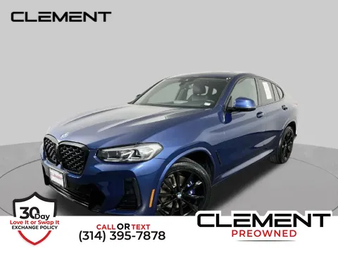 Blue 2023 BMW X4 xDrive30i for sale in St. Charles, MO