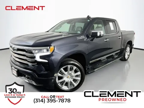 Gray 2022 Chevrolet Silverado 1500 High Country for sale in St. Charles, MO