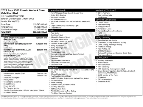 Photos of 2022 Ram 1500 Classic Warlock for sale in St. Charles, MO at Clement Supercenter
