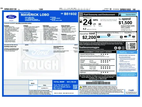 Photos of 2025 Ford Maverick Lobo Standard for sale in St. Charles, MO at Clement Supercenter