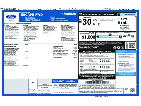 Photos of 2024 Ford Escape ST-Line for sale in St. Charles, MO at Clement Supercenter