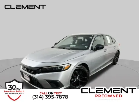 Silver 2023 Honda Civic Sport for sale in St. Charles, MO