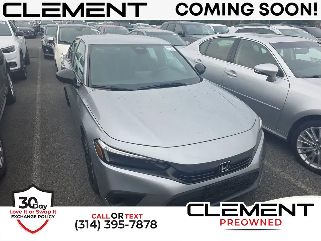 Silver 2023 Honda Civic Sport for sale in St. Charles, MO