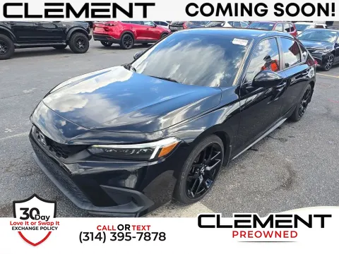 Black 2022 Honda Civic Sport for sale in St. Charles, MO
