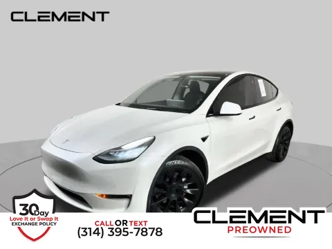 White 2021 Tesla Model Y Long Range for sale in St. Charles, MO