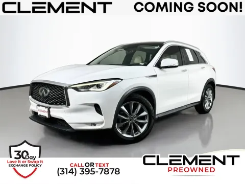 White 2021 INFINITI QX50 LUXE for sale in St. Charles, MO