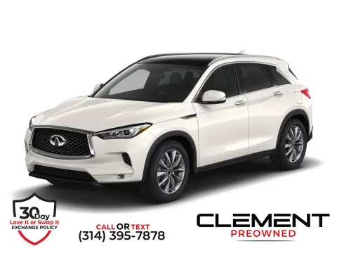 White 2021 INFINITI QX50 LUXE for sale in St. Charles, MO