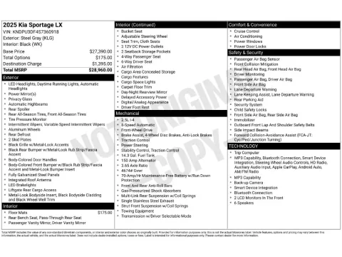 Photos of 2025 Kia Sportage LX for sale in St. Charles, MO at Clement Supercenter