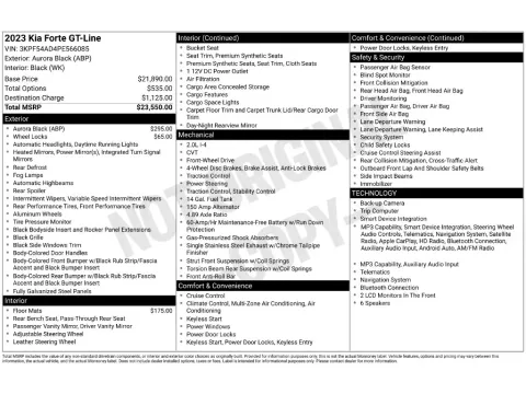 Photos of 2023 Kia Forte GT-Line for sale in St. Charles, MO at Clement Supercenter