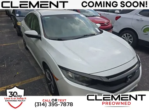 White 2019 Honda Civic LX for sale in St. Charles, MO