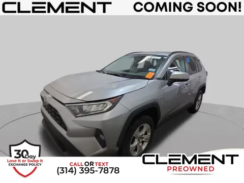Silver 2021 Toyota RAV4 XLE for sale in St. Charles, MO