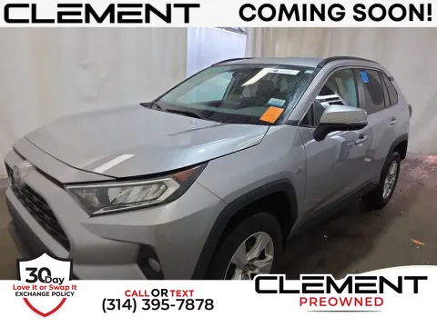 Silver 2021 Toyota RAV4 XLE for sale in St. Charles, MO