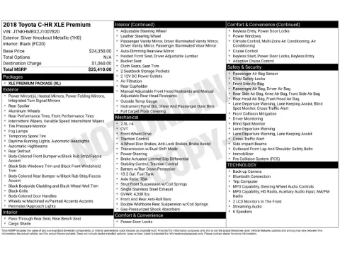 Photos of 2018 Toyota C-HR XLE Premium for sale in St. Charles, MO at Clement Supercenter