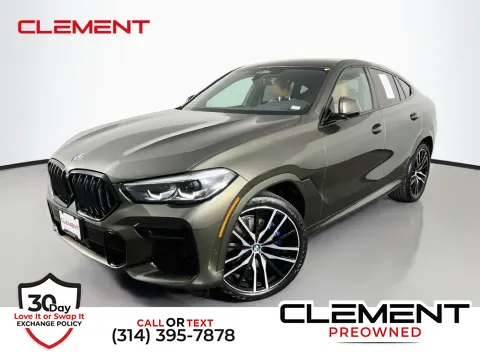 Green 2022 BMW X6 xDrive40i for sale in St. Charles, MO