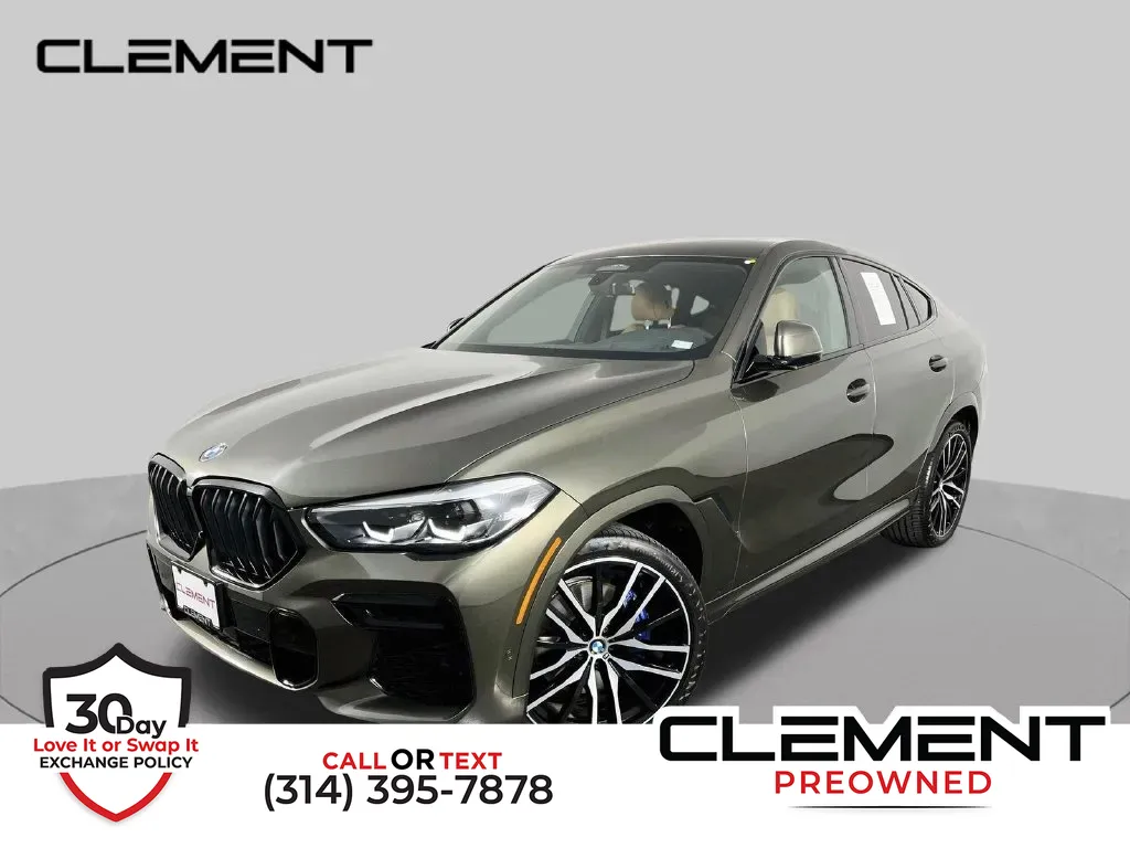 Green 2022 BMW X6 xDrive40i for sale in St. Charles, MO