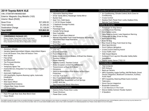 Photos of 2019 Toyota RAV4 XLE for sale in St. Charles, MO at Clement Supercenter