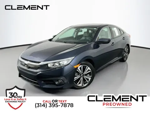 Gray 2018 Honda Civic EX-L for sale in St. Charles, MO