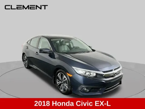 Another view of 2018 Honda Civic EX-L for sale in St. Charles, MO at Clement Supercenter