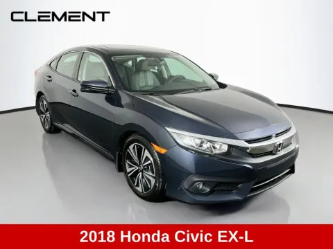 Another view of 2018 Honda Civic EX-L for sale in St. Charles, MO at Clement Supercenter