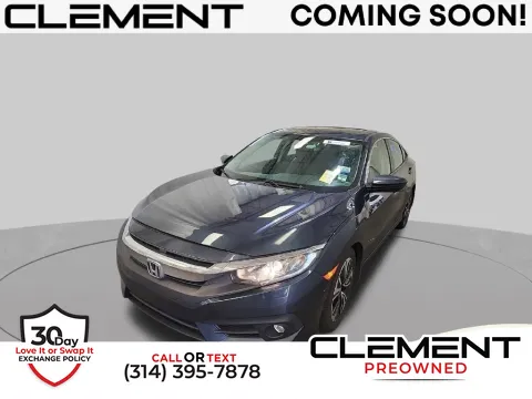 Gray 2018 Honda Civic EX-L for sale in St. Charles, MO