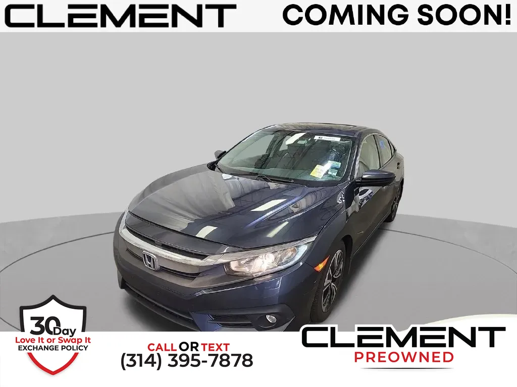 Gray 2018 Honda Civic EX-L for sale in St. Charles, MO