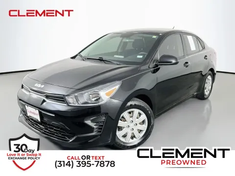 Black 2022 Kia Rio LX for sale in St. Charles, MO