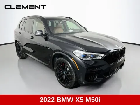 Another view of 2022 BMW X5 M50i for sale in St. Charles, MO at Clement Supercenter